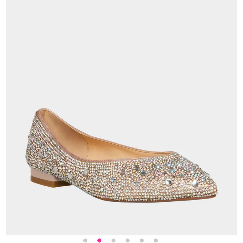 Betsy Johnson Jude Nude Ballet Flats